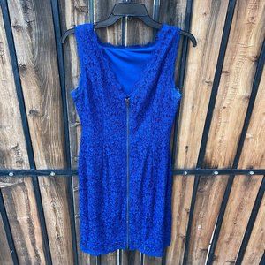 Adrianna Papell Blue Cocktail Dress – size 8, wedding, interview, formal